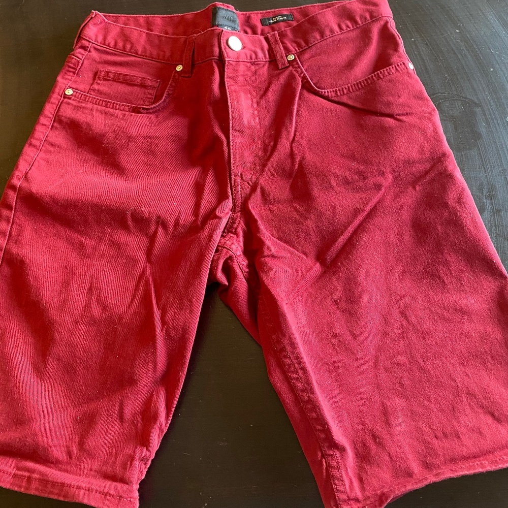 H&M Red Mens Shorts